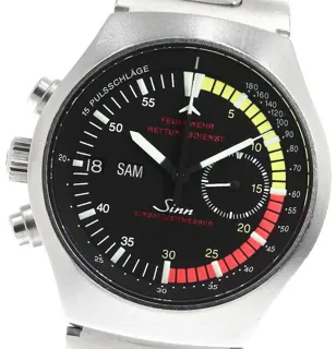 Sinn 157 157.EZM-4 40mm Stainless steel Black