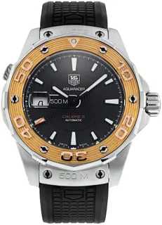 TAG Heuer Aquaracer WAJ2150.FT6015 Rose gold and Stainless steel Black