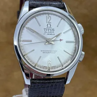 Titus 7770 34mm Stainless steel Silver