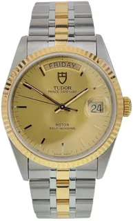 Tudor Day-Date 76213 Stainless steel Champagne