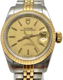 Tudor Prince 92413 25mm Yellow gold and Stainless steel Champagne