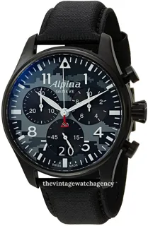 Alpina Startimer AL-372BMLY4FBS6 black steel multi-colored