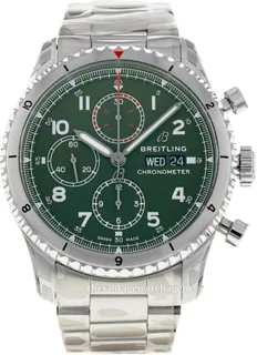 Breitling Aviator 8 A133161A1L1A1 Stainless steel Green