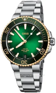 Oris Aquis 01 400 7769 6357-07 8 22 09PEB Stainless steel Green