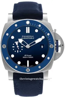 Panerai Submersible PAM 01289 Stainless steel Blue