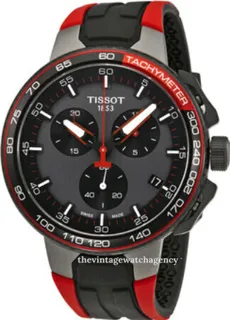 Tissot T-Race T111.417.37.441.01 grey steel Black