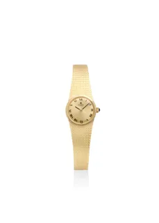 Universal Genève 4948 14k yellow gold Champagne