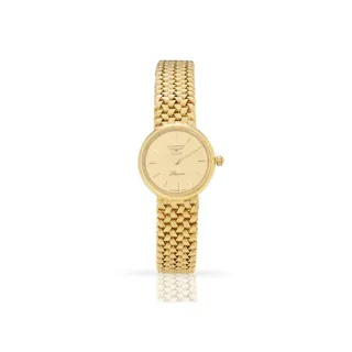 Longines Resence 9K Yellow Gold Champagne