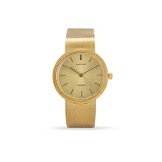 Longines Flagship 18k yellow gold Champagne