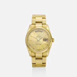 Rolex Day-Date 36 118208 36mm 18k yellow gold