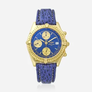 Breitling Chronomat K13048 40mm Yellow gold Blue