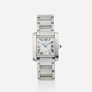 Cartier Tank Française 2302 28mm Stainless steel