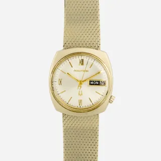 Bulova Accutron 14k yellow gold