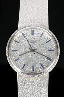 Patek Philippe Calatrava 3563 36mm 18k white gold Silver