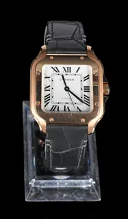 Cartier Santos WGSA0028 33mm Rose gold Silver