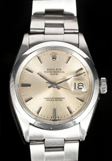 Rolex Oyster Perpetual Date 1500 35mm Stainless steel Champagne