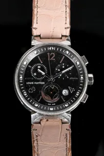 Louis Vuitton Q8D11 Stainless steel Black