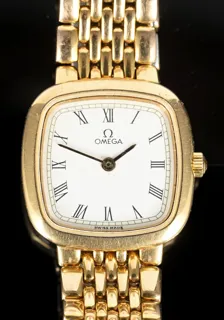 Omega De Ville 22mm Stainless steel and Gold-plated Cream