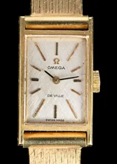 Omega De Ville 14mm 18k yellow gold Champagne