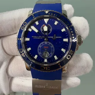 Ulysse Nardin Marine Diver 260-32-3A 43mm White gold Blue