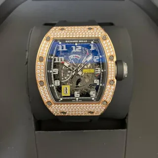 Richard Mille RM 030 RM 030 50mm Rose gold Black