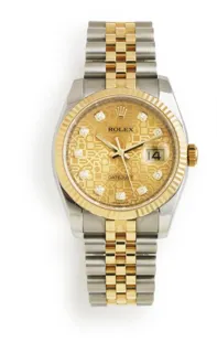 Rolex Datejust 36 116233 18k Gold and Stainless steel