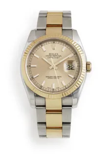 Rolex Datejust 36 116233 18k Gold and Stainless steel