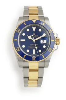 Rolex Submariner 116613LB 41mm 18k Gold and Stainless steel Blue