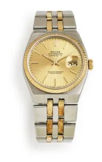 Rolex Datejust Oysterquartz 17013 18k Gold and Stainless steel