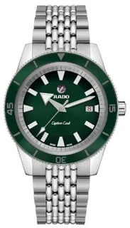 Rado Captain Cook R32505313 42mm Ceramic and Stainless steel Green