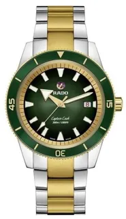 Rado Captain Cook R32138303 42mm Ceramic and Stainless steel and PVD Green