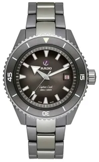 Rado Captain Cook R32144102 43mm Ceramic and Titanium and Stainless steel Gray