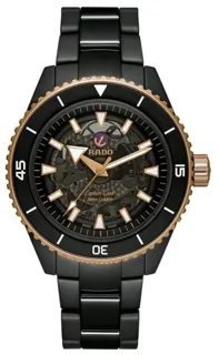 Rado Captain Cook R32127162 43mm Ceramic and Titanium and Stainless steel and PVD Black