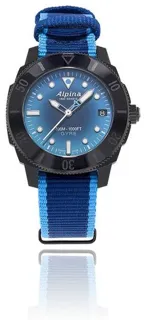 Alpina Seastrong AL-525LNSB3VG6 36mm Plastic Blue