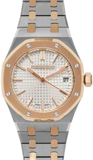 Audemars Piguet Royal Oak 15550SR.OO.1356SR.01 Rose gold and Stainless steel Silver