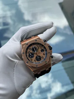 Audemars Piguet Royal Oak Offshore 26470OR.OO.A002CR.01 Ceramic and Rose gold Champagne