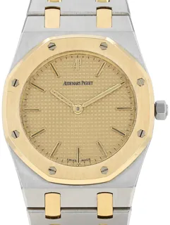 Audemars Piguet Royal Oak Yellow gold and Stainless steel Champagne$Gilt