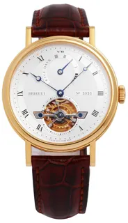 Breguet Tourbillon 5317BA 39mm Yellow gold Silver