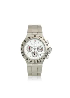 Bulgari Diagono Professional CH 40 S TA 40mm Stainless steel White