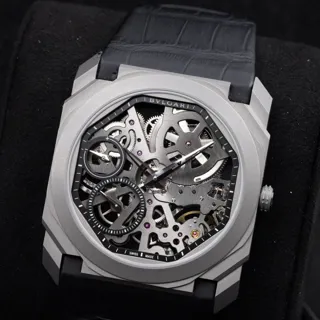 Bulgari Octo Finissimo Skeleton 102714 40mm Titanium Skeletonized