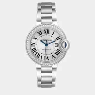 Cartier Ballon Bleu 33mm W4BB0016 Stainless steel Silver