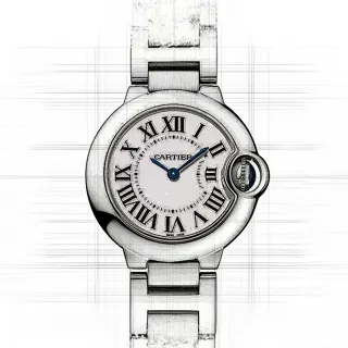 Cartier Ballon Bleu de Cartier W69010Z4 Stainless steel Silver