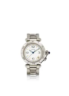 Cartier Pasha de Cartier 1030 35mm Stainless steel White