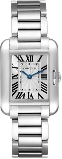 Cartier Tank Anglaise W5310022 Stainless steel Flinque$silvered