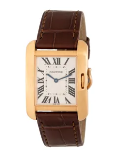 Cartier Tank Anglaise 18k rose gold Silver