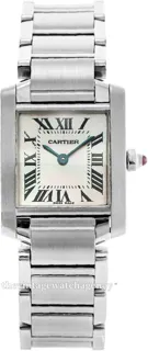 Cartier Tank Française W51028Q3 Steel Pink Mother of pearl