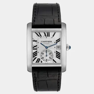 Cartier Tank W5330003 Stainless steel Silver