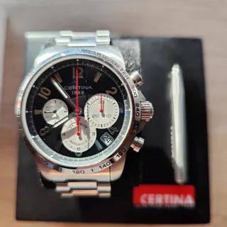 Certina DS Podium Big Size C0016141105700 44mm Stainless steel Black