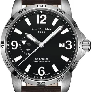 Certina DS Podium C034.455.16.050.00 41mm Stainless steel Black