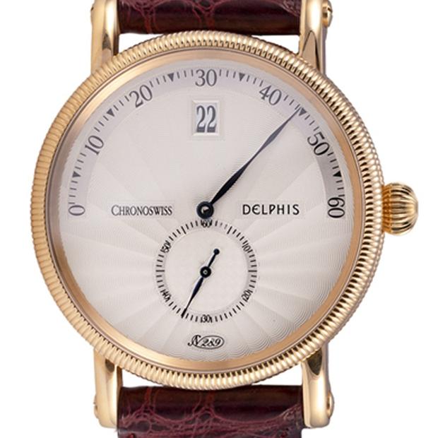 Chronoswiss Delphis CH 1421 R Rose gold Silver 1998 | Dealer